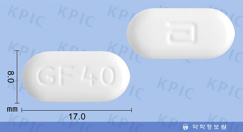 가나플럭스정40/1100mg Ganaflux Tab. 40/1100mg