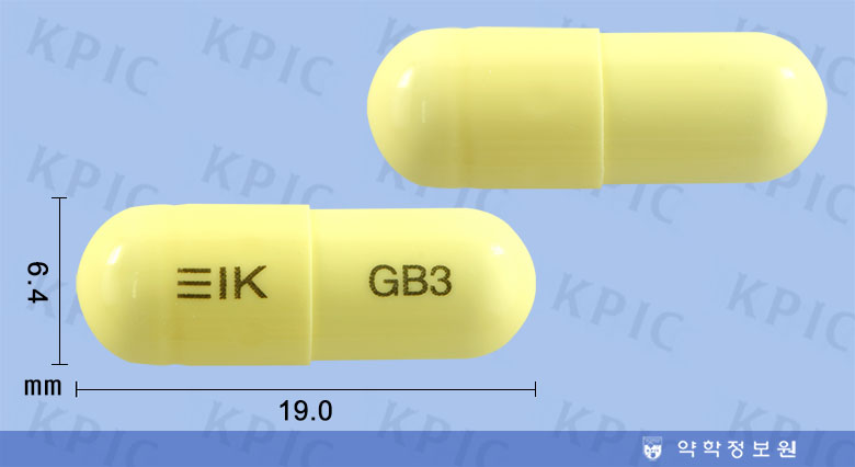 가바케이캡슐300mg Gaba K Cap. 300mg