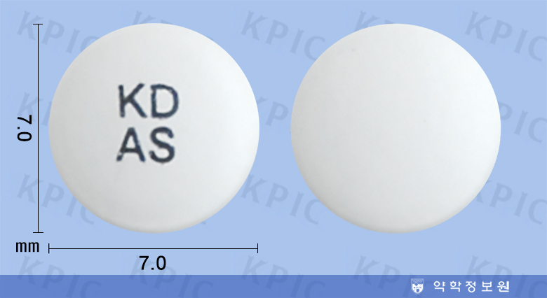 경동아스피린장용정 Kyungdong Aspirin Enteric Coated Tab.