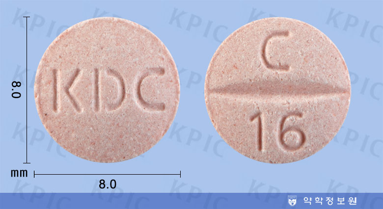 고려칸데사르탄정16mg Korean Drug Co. Candesartan Tab. 16mg