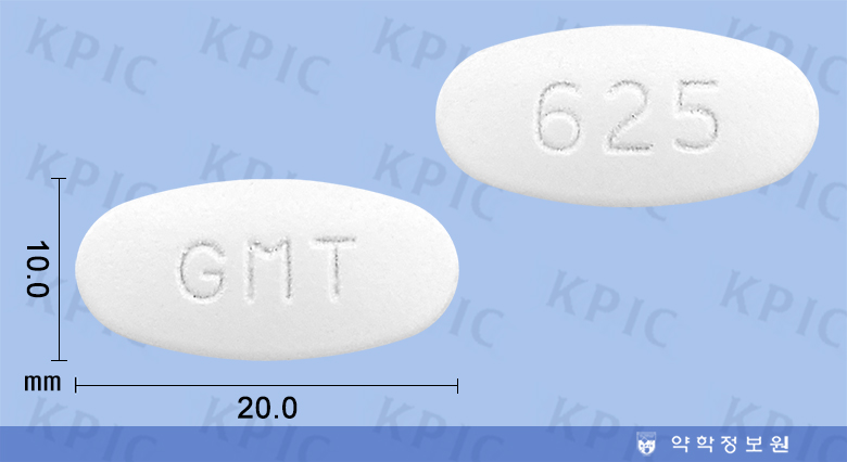 구멘틴정625mg Gumentin Tab. 625mg